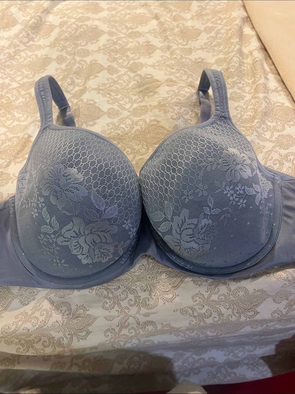 Essential  body light Blue Lace Full Coverage Bra size 42 d